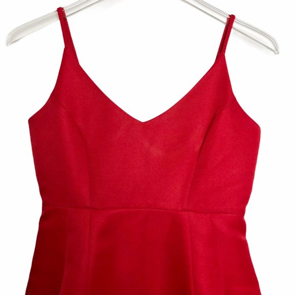 Lulu's | Irresistible Charms Red Mini Dress - Picture 3 of 10